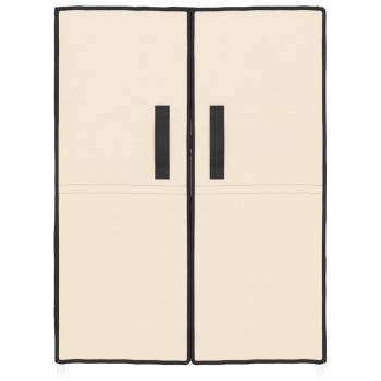 Schuhschrank Creme 60x28x90 cm Stoff
