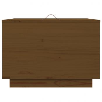 Aufbewahrungsboxen mit Deckeln 3 Stk. Braun Massivholz Kiefer