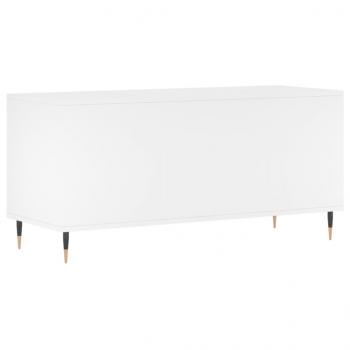 Plattenschrank Weiß 100x38x48 cm Holzwerkstoff