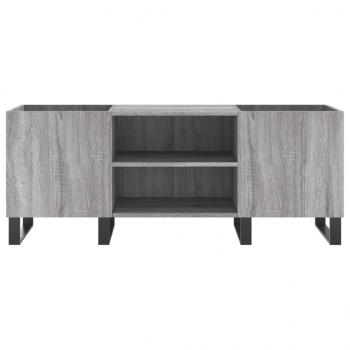 Plattenschrank Grau Sonoma 121x38x48 cm Holzwerkstoff
