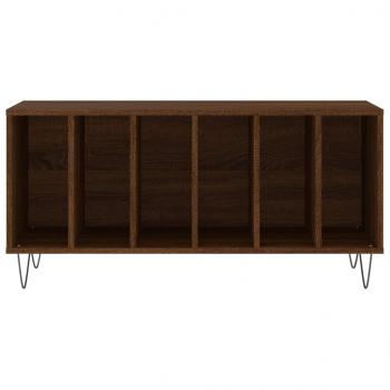 Plattenschrank Braun Eichen-Optik 100x38x48 cm Holzwerkstoff