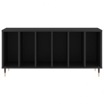 Plattenschrank Schwarz 100x38x48 cm Holzwerkstoff