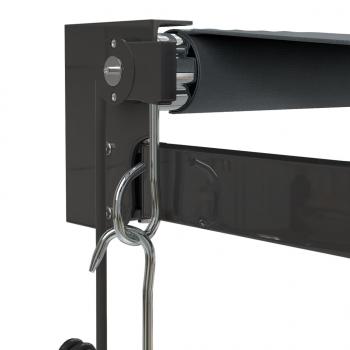 Elektrische Markise mit Kurbel Anthrazit 4,5x3 m