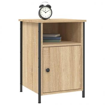 Nachttische 2 Stk. Sonoma-Eiche 40x42x60 cm Holzwerkstoff