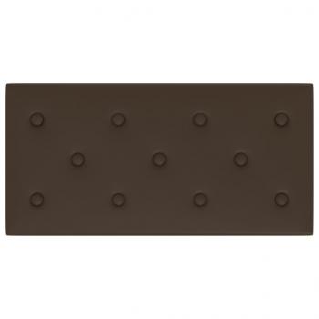 Wandpaneele 12 Stk. Braun 60x30 cm Kunstleder 2,16 m²