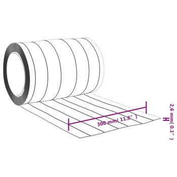 Türvorhang Transparent 300x2,6 mm 25 m PVC