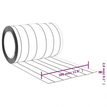 Türvorhang Transparent 300x2,6 mm 25 m PVC