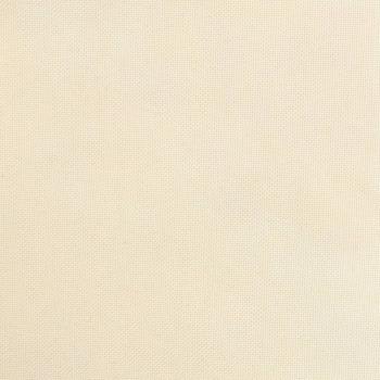 Schaukelsessel mit Hocker Creme Stoff