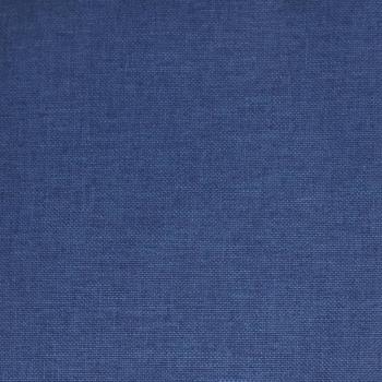 Schaukelsessel mit Hocker Blau Stoff