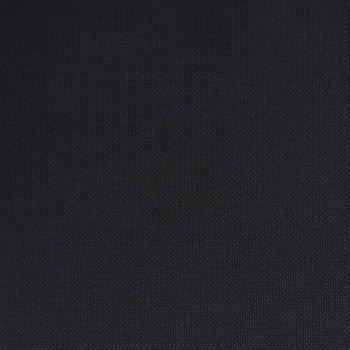 Schaukelsessel mit Hocker Schwarz Stoff