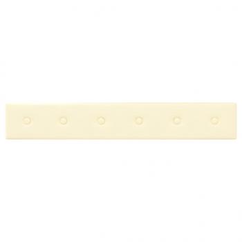 Wandpaneele 12 Stk. Creme 90x15 cm Kunstleder 1,62 m²
