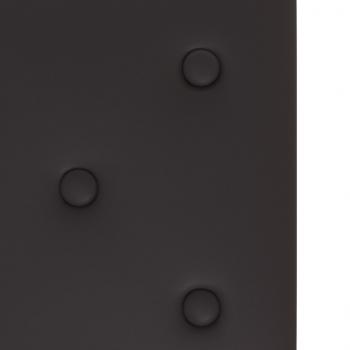 Wandpaneele 12 Stk. Schwarz 90x30 cm Kunstleder 3,24 m²