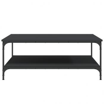 Couchtisch Schwarz 100x100x40 cm Holzwerkstoff