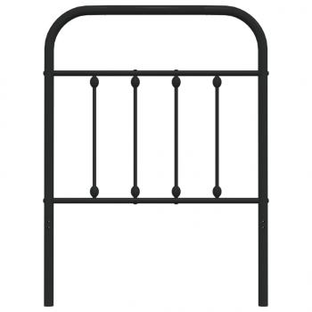 Kopfteil Metall Schwarz 75 cm