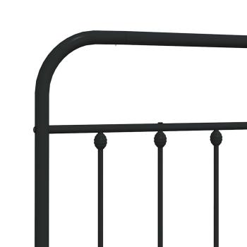 Ersatz-Kopfteil Metall Schwarz 135 cm