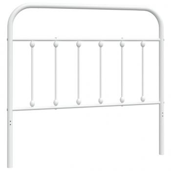 Kopfteil Metall Weiß 107 cm