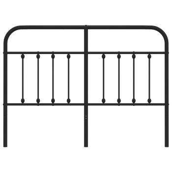 Kopfteil Metall Schwarz 150 cm