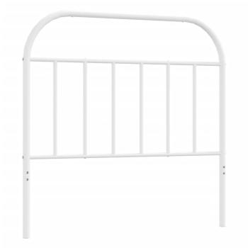 ARDEBO.de - Kopfteil Metall Weiß 107 cm