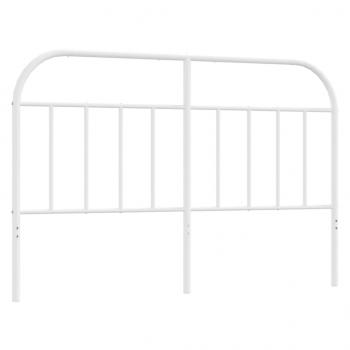 Kopfteil Metall Weiß 150 cm