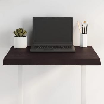ARDEBO.de - Tischplatte 60x50x(2-4) cm Massivholz Behandelt Baumkante