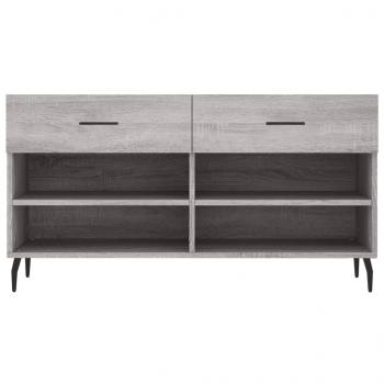 Schuhbank Grau Sonoma 102x35x55 cm Holzwerkstoff