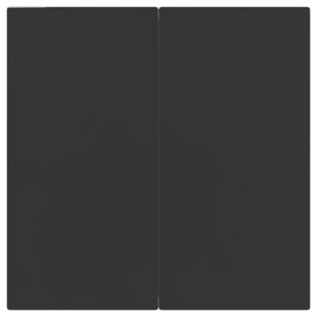 ARDEBO.de - 5-tlg. Garten-Essgruppe Schwarz Poly Rattan und Stahl