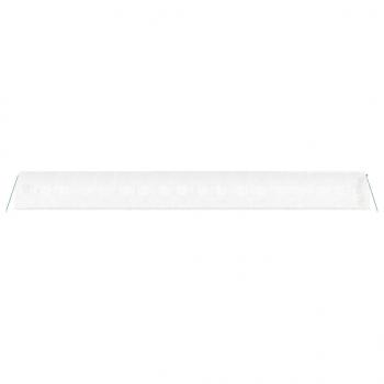 Gewächshaus mit Stahlrahmen Weiß 36 m² 18x2x2 m
