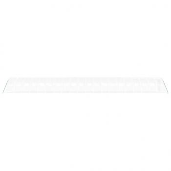 Gewächshaus mit Stahlrahmen Weiß 80 m² 20x4x2 m