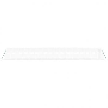 Gewächshaus mit Stahlrahmen Weiß 64 m² 16x4x2 m