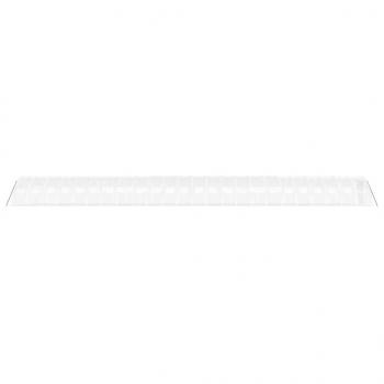 Gewächshaus mit Stahlrahmen Weiß 96 m² 24x4x2 m