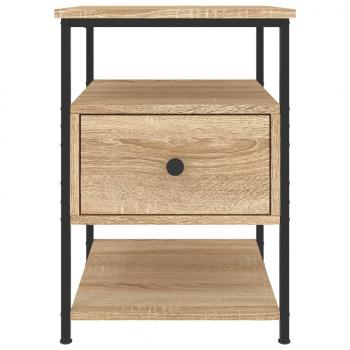 Nachttische 2 Stk. Sonoma-Eiche 40x42x56 cm Holzwerkstoff