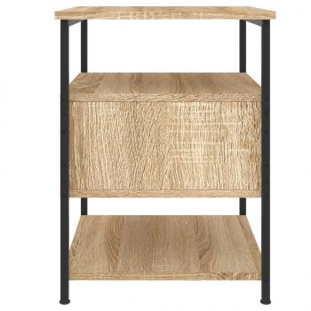 Nachttische 2 Stk. Sonoma-Eiche 40x42x56 cm Holzwerkstoff