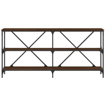 Konsolentisch Braun Eichen-Optik 160x30x75 cm Holzwerkstoff