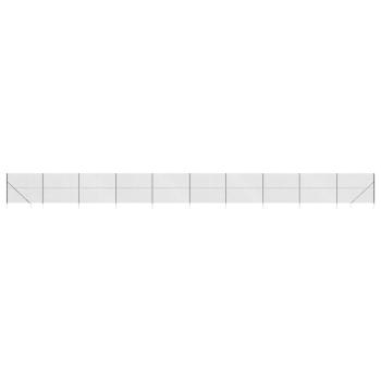 Maschendrahtzaun mit Bodenhülsen Anthrazit 1,6x25 m