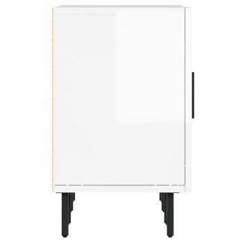 TV-Schrank Hochglanz-Weiß 150x30x50 cm Holzwerkstoff