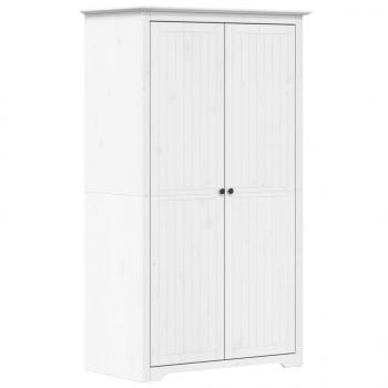 Kleiderschrank BODO Weiß 101x52x176,5 cm Massivholz Kiefer