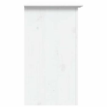 Nachttisch BODO Weiß 53x38,5x67 cm Massivholz Kiefer