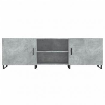 TV-Schrank Betongrau 150x30x50 cm Holzwerkstoff
