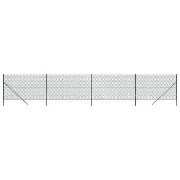 Maschendrahtzaun Grün 1,6x10 m