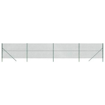 Maschendrahtzaun Grün 1,4x10 m