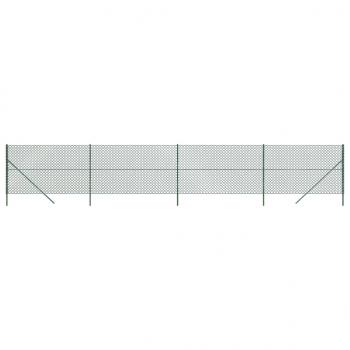 Maschendrahtzaun Grün 2x10 m