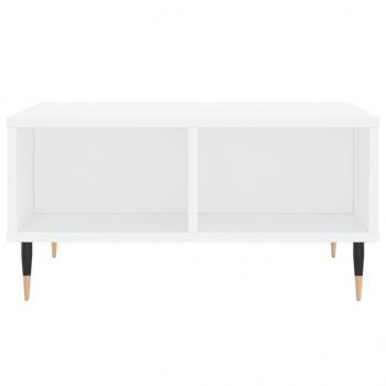 Couchtisch Weiß 60x60x30 cm Holzwerkstoff