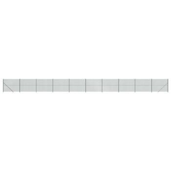 Maschendrahtzaun mit Bodenflansch Grün 1,6x25 m