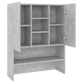 Waschmaschinenschrank Betongrau 70,5x25,5x90 cm