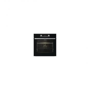 Gorenje Black Steam Pro Einbau Herdset mit Induktionskochfeld (BPSX6737E06BG + GI6421BX), 60 cm breit, 77 L, Pyrolyse, Grill, Kindersicherung, Boosterfunktion, Schwarz