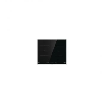 Gorenje Black Steam Pro Einbau Herdset mit Induktionskochfeld (BPSX6737E06BG + GI6421BX), 60 cm breit, 77 L, Pyrolyse, Grill, Kindersicherung, Boosterfunktion, Schwarz
