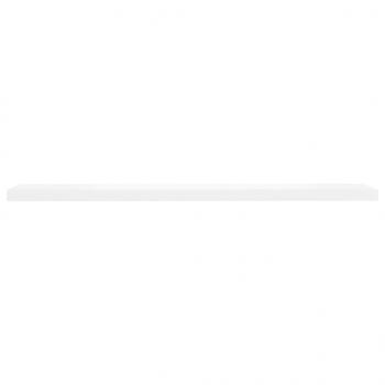 Schweberegal Eichen-Optik und Weiß 120x23,5x3,8 cm MDF