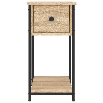 Nachttische 2 Stk. Sonoma-Eiche 30x60x60 cm Holzwerkstoff