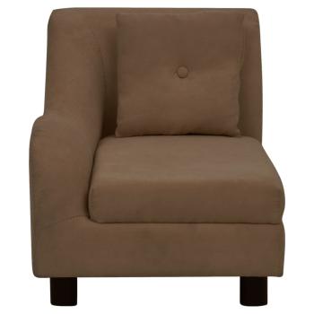 Hundesofa mit Kissen Braun 83x44x44 cm Plüsch  