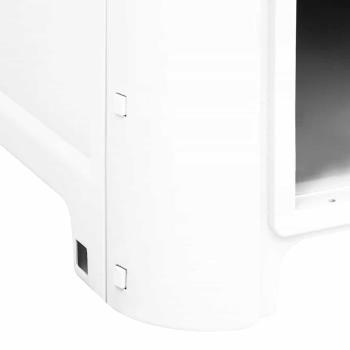 Hundehütte Grau 59x75x66 cm Polypropylen